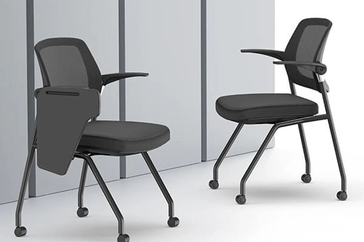 A finished LIANFENG office chair in a styled interior, used for OEM and ODM development